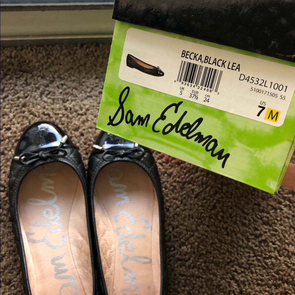 Sam Edelman Becka black flats